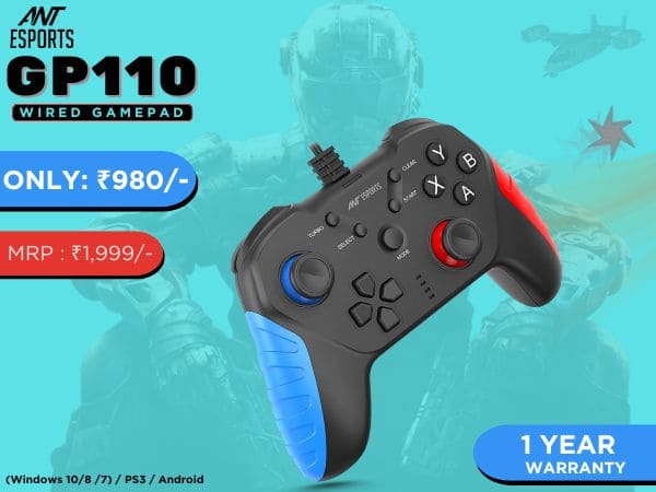 Your Gaming Experience with Ant Esports GP110 Game Pad